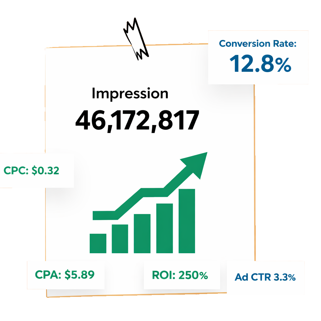 Turn exposure into sales with performance-led brand campaigns
